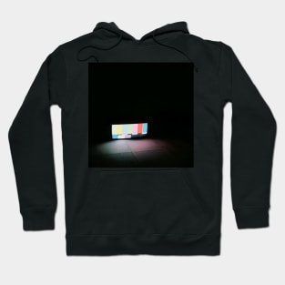 abstract old tv with glitch Hoodie